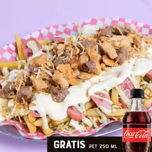Salchipapa Ranchera de Carne de Res