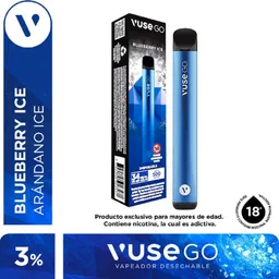 Vuse Go - 500 Puff* Blueberry Ice (3% - 34Mg)