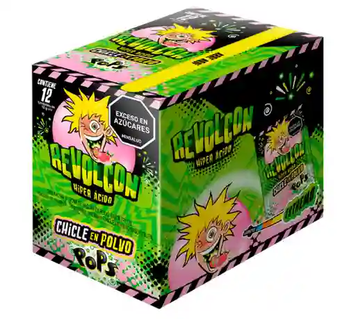 Revolcon Chicle Polvo Hiper Acido
