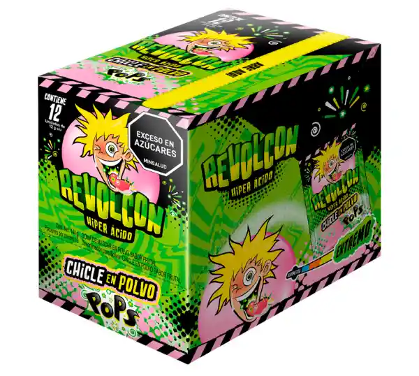 Revolcon Chicle Polvo Hiper Acido