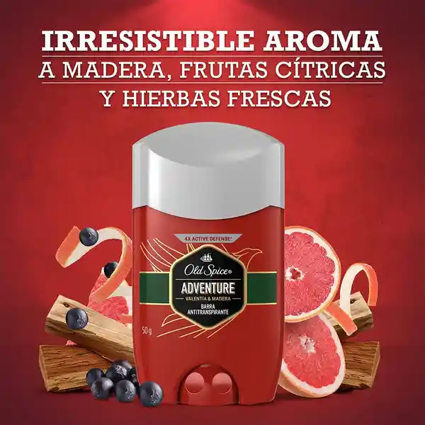 Desodorante Antitranspirante Hombre Old Spice Barra Adventure 50 g