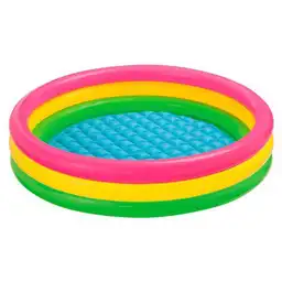 Intex Flotador de 3 Aros Colores 57412
