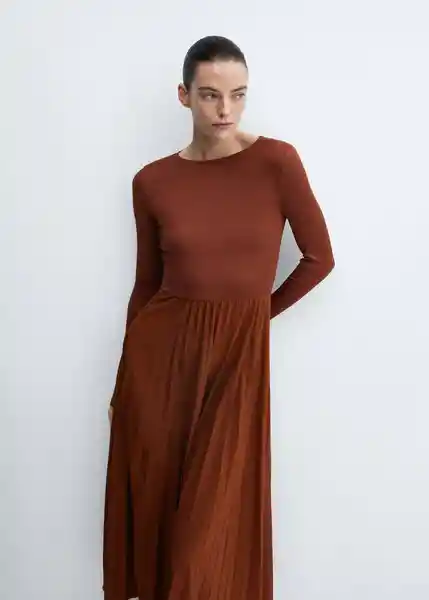 Vestido Caldera-A Caldero Talla M Mujer Mango