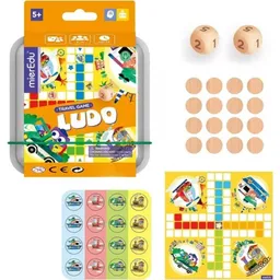 Mieredu Juego de Ludo Portátil