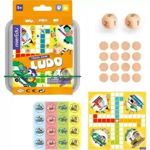 Mieredu Juego de Ludo Portátil