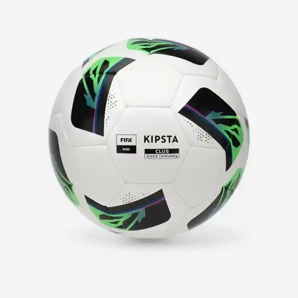 Kipsta Balón de Fútbol Fifa Basic Híbrido Blanco Talla 5 F500