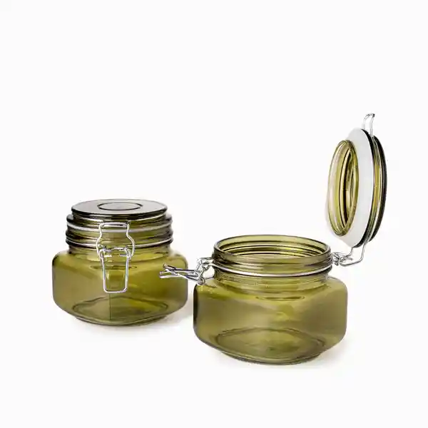 Set de Recipiente Redondo Verde 400 mL Ambiente Gourmet