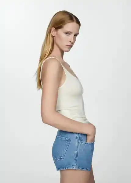 Top Chanti Crudo Talla M Mujer Mango