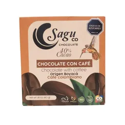 Sagu Co Chocolate Barra Con Café