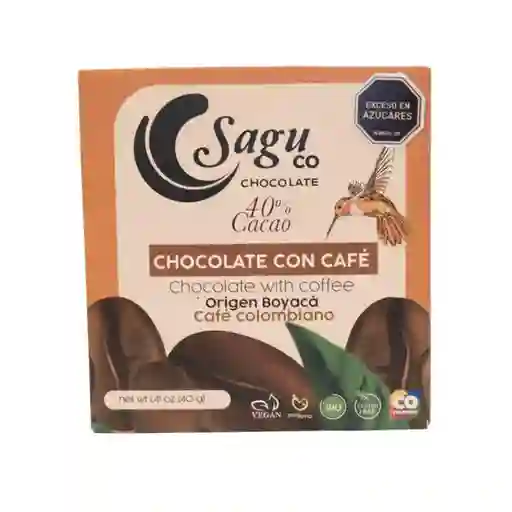 Sagu Co Chocolate Barra Con Café