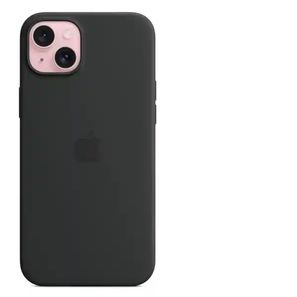 Apple Funda de Silicona Con Magsafe Para iPhone 15 Plus Negro
