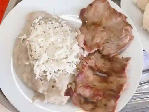 Pulpa cerdo a la plancha