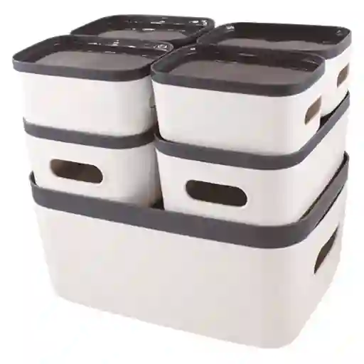 Setpdq Cajas Plast Apilables Compacta Tt