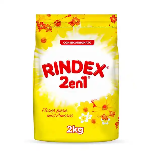 Rindex Detergente Flores Para Mis Amores 2 Kg