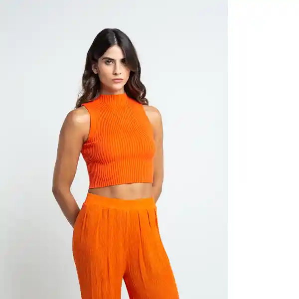 Saco Tejido Mujer Naranja Lirio Medio Talla S Naf Naf