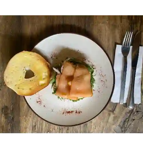 Bagel Salmón Ahumado