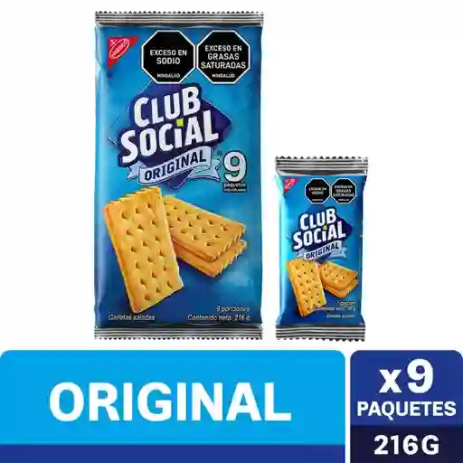 Club social integral pack 9 X24 G