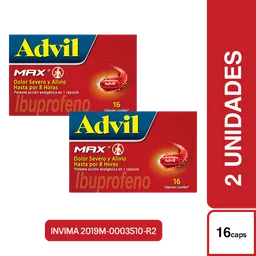 Combo Advil Max Ibuprofeno