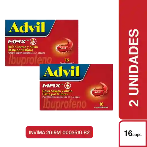 Combo Advil Max Ibuprofeno