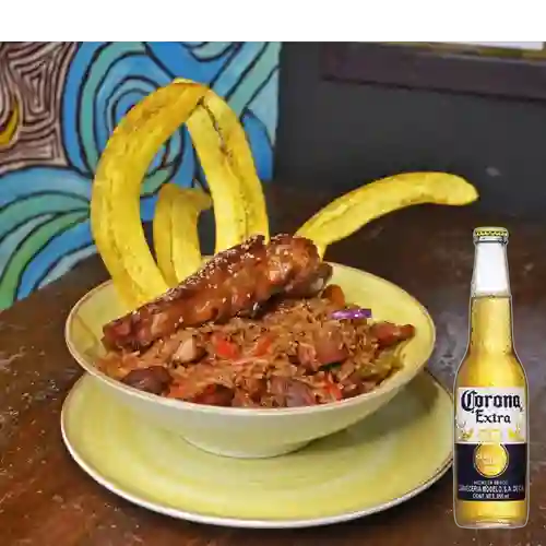 Combo Arroz Al Wok Llanero + Cerveza Corona Bot. 355ml