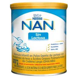 Nestlé Fórmula Infantil Nan sin Lactosa 