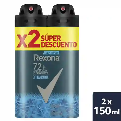 Rexona Desodorante en Aerosol Xtracool