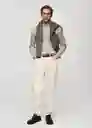 Buzo Jersey Koipe Gris Claro Vigoré Talla M Hombre Mango