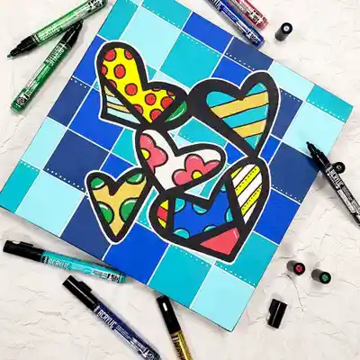 Pebeo Set Marcador Acrylic Básicos 1.2 mm