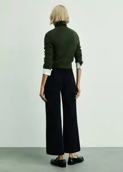 Jean Catherip Negro Talla 32 Mujer Mango