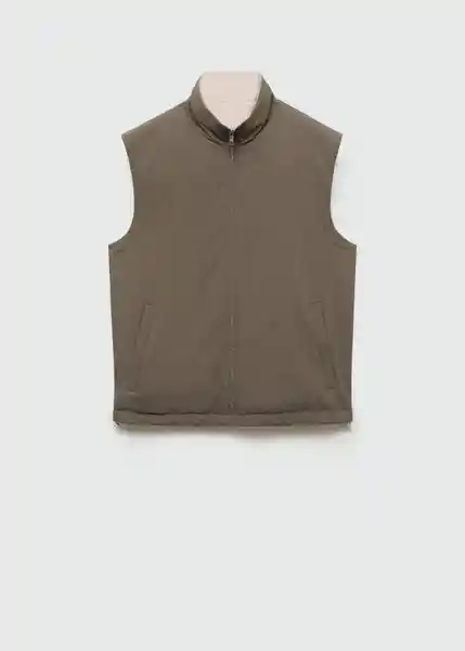 Chaleco Nadast Khaki Talla S Hombre Mango
