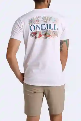 Camiseta Manga Corta Standard Fit Tropical Hombre Talla L Oneill