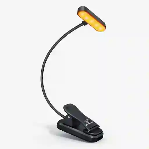 Glocusent Luz de Lectura Con Clip Negro