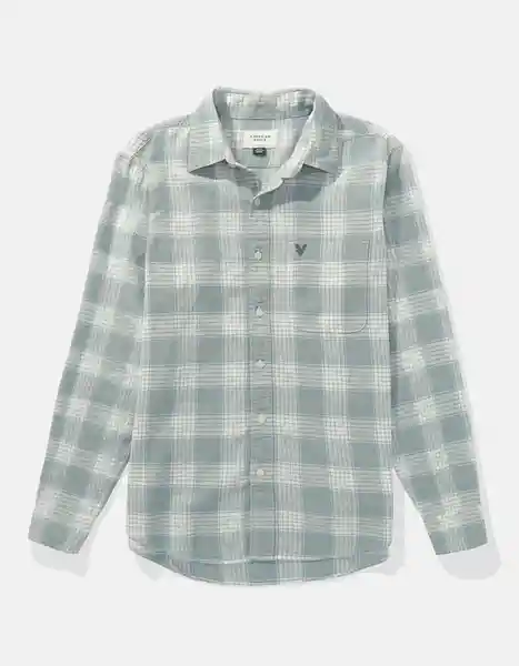 Camisa Hombre Gris Talla Medium American Eagle 01532576