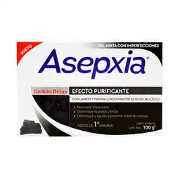 Asepxia Jabón Efecto Purificante Carbón Detox