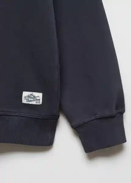 Sudadera Round6 Navy Talla 20 Niños Mango