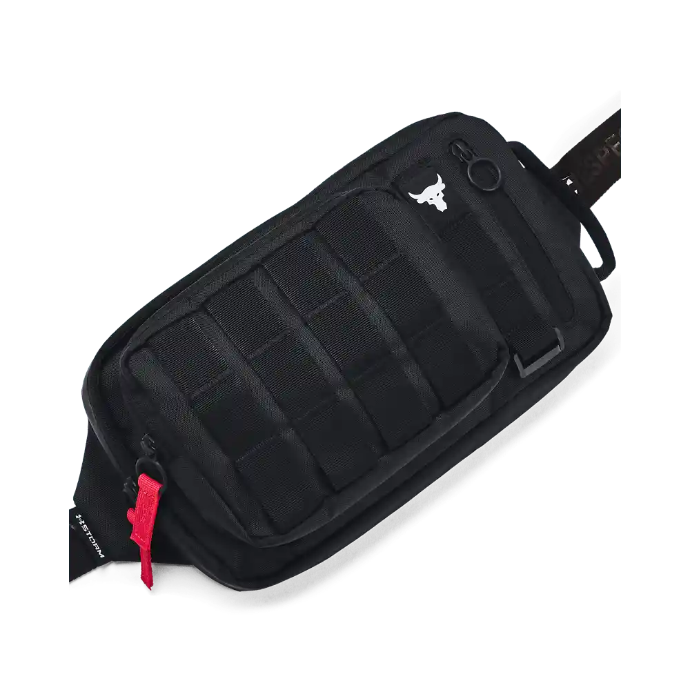 Under Armour Bolso Project Rock Waist Bag Hombre Negro Osfm