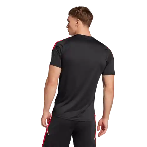 Adidas Camiseta Tiro24 Para Fútbol de Hombre Negro Talla M