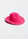 Sombrero Cowgirl Fucsia Talla 99 Mujer Mango