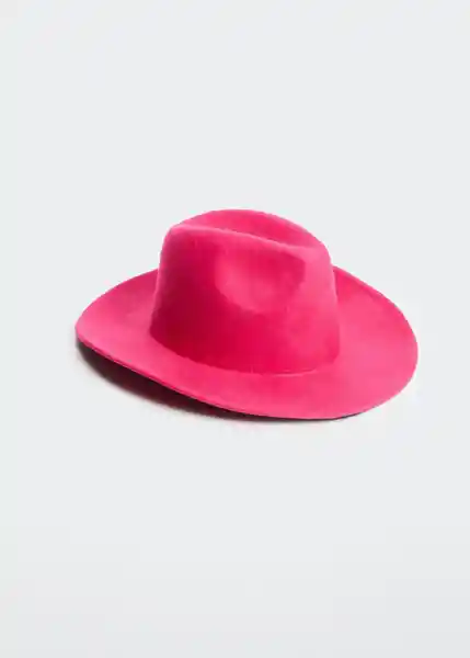 Sombrero Cowgirl Fucsia Talla 99 Mujer Mango