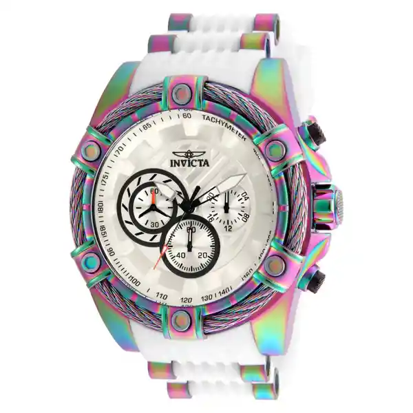 Invicta Reloj Hombre Blanco Iridiscente 25530J