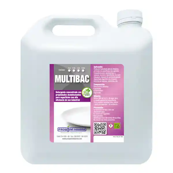 Superficies Multibac Detergente Concentrado Para