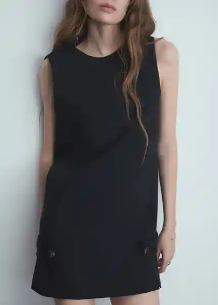 Vestido Alexa Marino Talla XS Mujer Mango