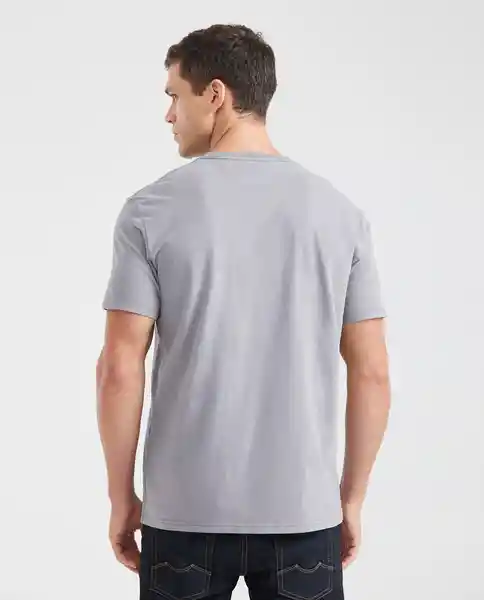 Camiseta C57 Graphic Masculino Gris Ahumado Oscuro L Chevignon