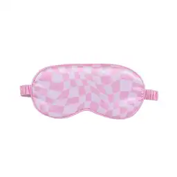 Antifaz para Dormir Cool Vibes Cuadros Rosa Miniso