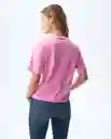 Camiseta Mujer Rosado Talla M 601G001_ROS152214 Americanino