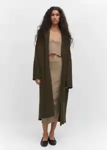 Abrigo Ringo Khaki Talla XS Mujer Mango