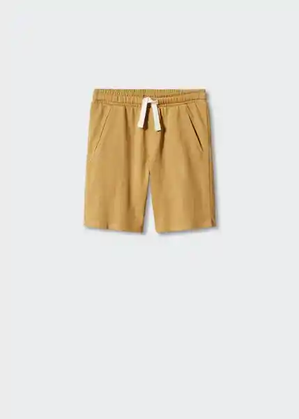 Bermuda Bélgica Mostaza Talla 06 Niños Mango