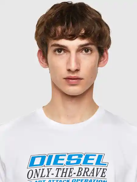 Diesel Camiseta T-Diegos-K20 Blanco Talla L