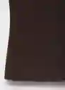 Top Brigitte Marrón Talla S Mujer Mango