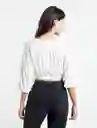  Camiseta Mujer Crudo Puro Claro Talla M Naf-Naf 